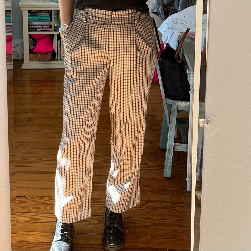 Primark Brown & Blue Trousers